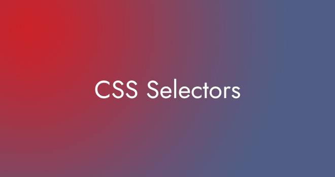 CSS Selectors