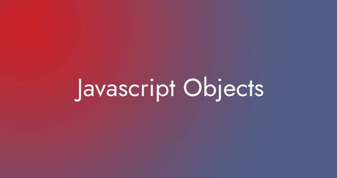 Javascript Objects