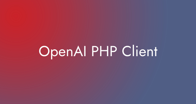 OpenAI PHP Client